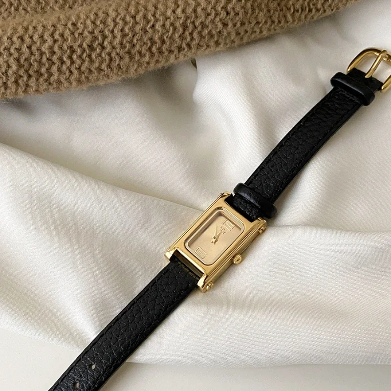 여성용 럭셔리 가죽 방수 자동 시계, 학생 트렌드, 심플한 클래식, 우아한 쿼츠 시계, 신제품