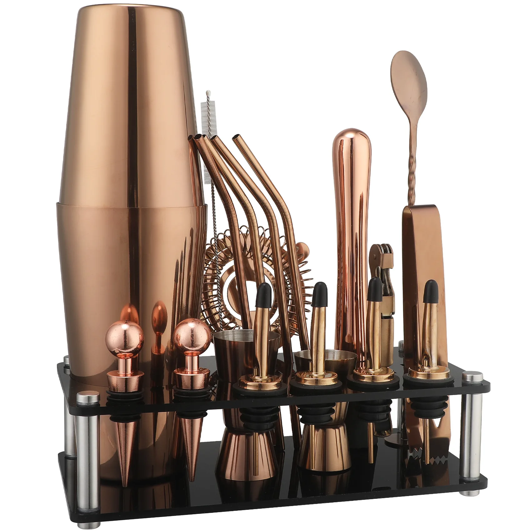 كوكتيل شاكر مجموعة أدوات البار مجموعة نادل كيت شرب شاكر عدة المهنية خلاط مشروبات مجموعة أدوات البار المنزل مجموعة اكسسوارات البار