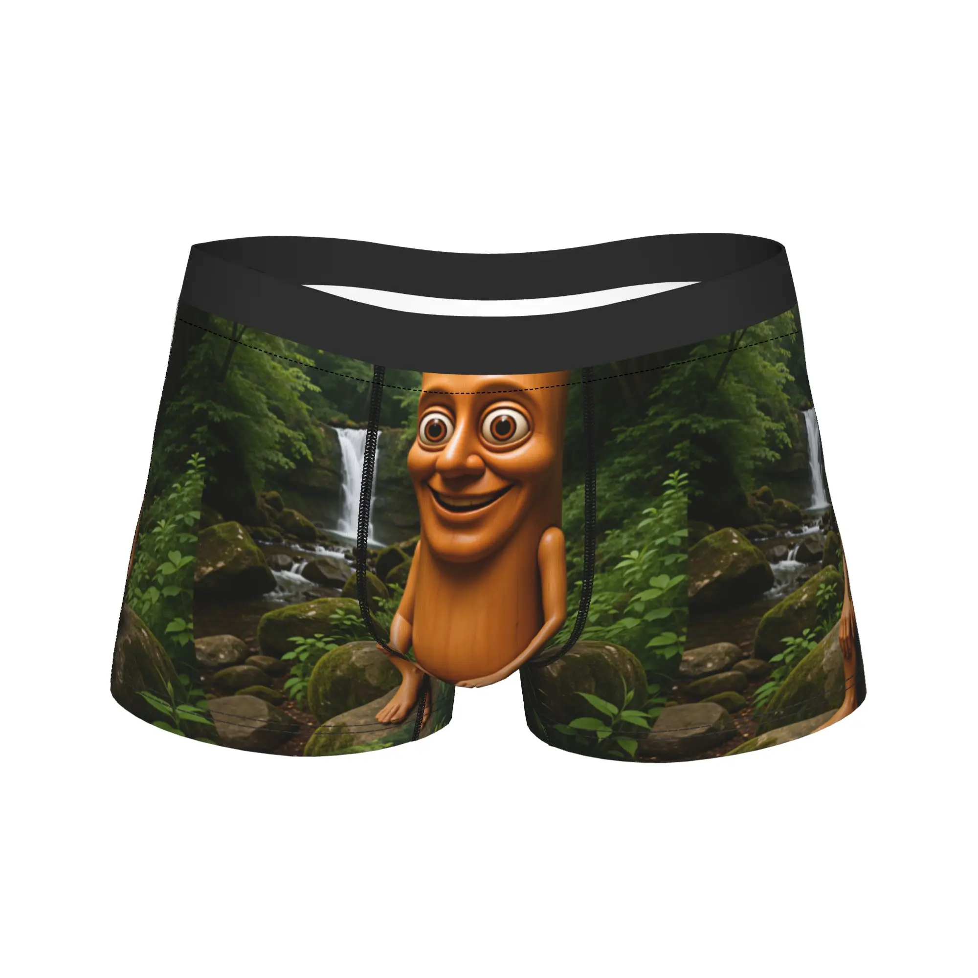 Tung Tung Sahur Relax Waterfall Forest Underwear Printed Boxershorts High Quality Man Panties Comfortable Shorts Briefs Gift