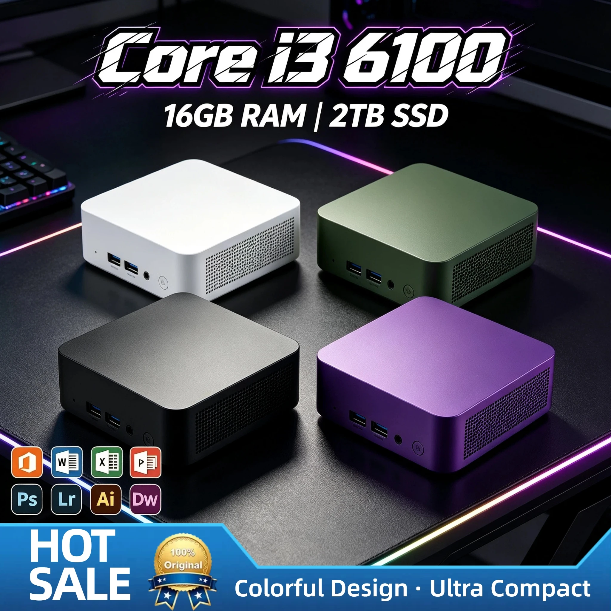 インテル-i3-6100-ミニデスクトップ-16gb-ddr4-1tb-2tb-nvme-ssd-wifi6-bt52-低電力pc-pro-max-plus-ultra
