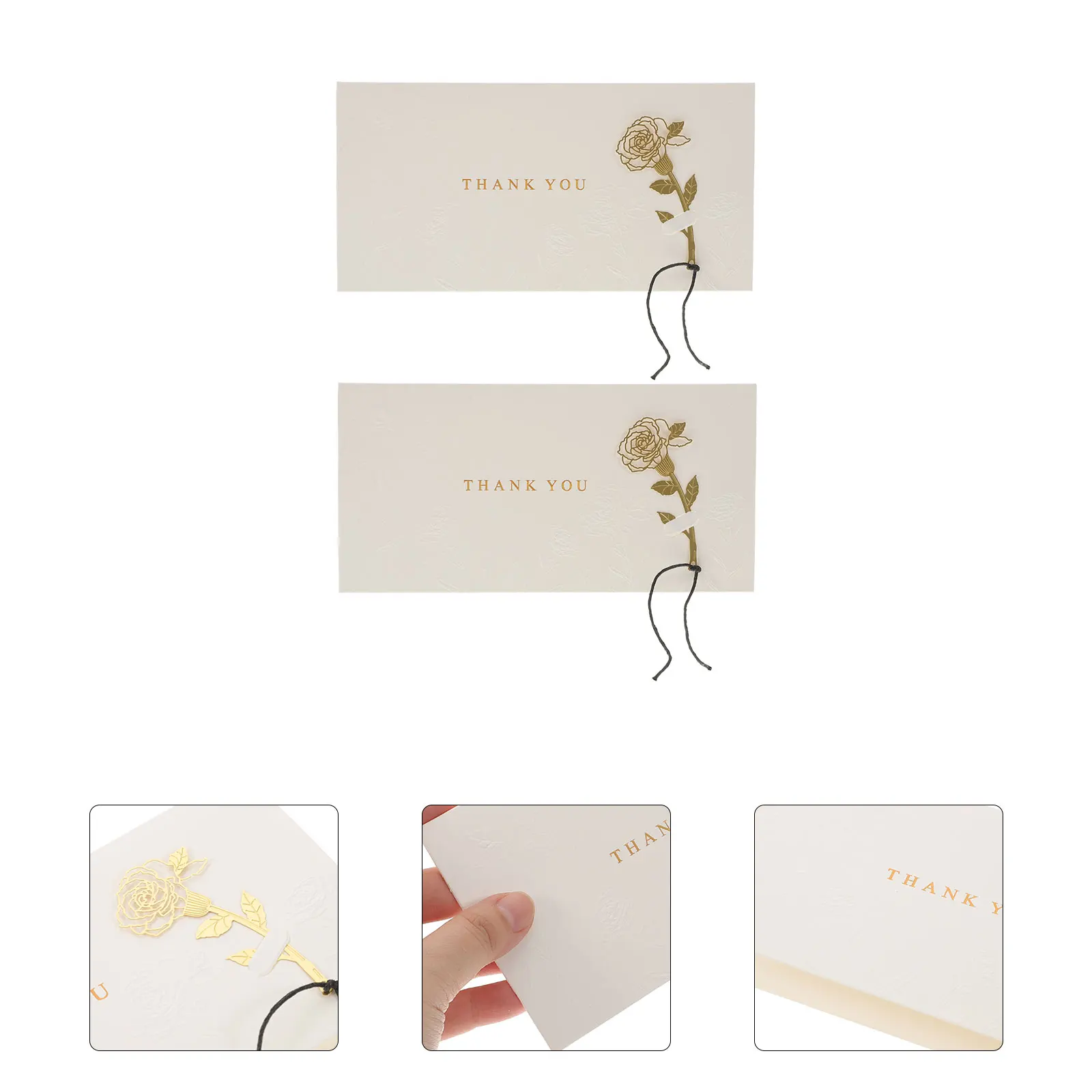 

2pcs Thank You Blank Greeting Cards Wedding Bridal Shower Anniversary Birthday Fall Shower Thanksgiving Small Business