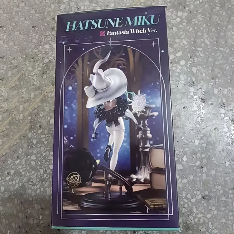 재고 있음 RIBOSE RISE UP 시리즈 1/8 하츠네 미쿠 판타지아 마녀 PVC 25CM 애니메이션 액션 피규어 모델 컬렉션 장식품 장난감