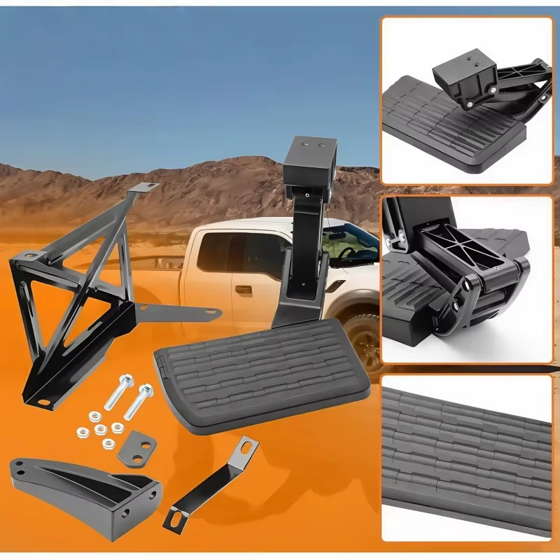 

Rear Bed Step Retractable Bed Step Bumper Step for Toyota Tundra 2014 -2021 Replace# PT392-34140,75316-01A