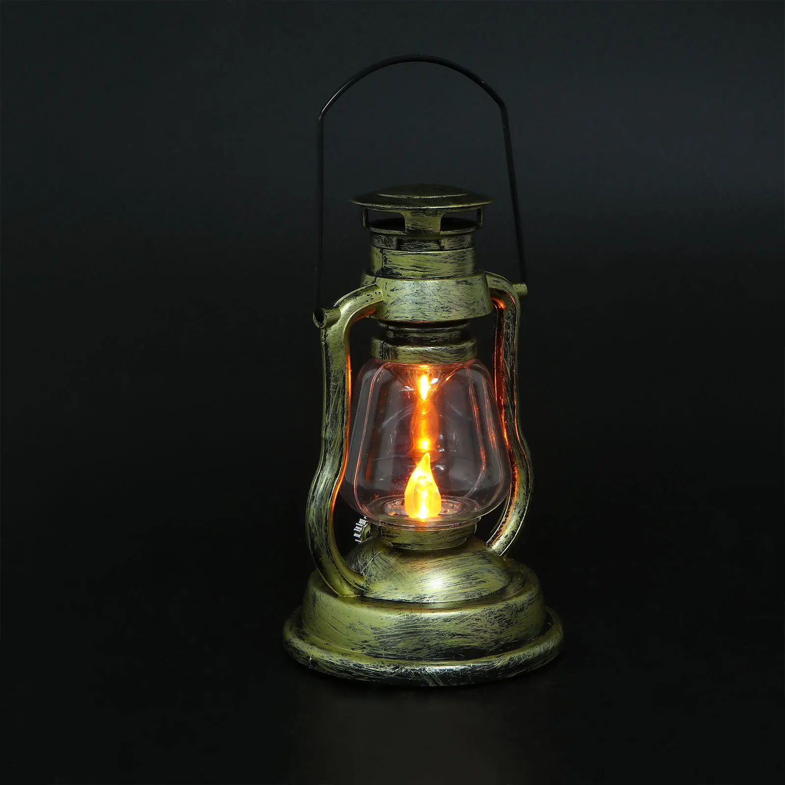 

1Pcs Vintage Handheld Lantern Retro Lamp Decor for Indoor Outdoor Scene Layout Creative Charging Light