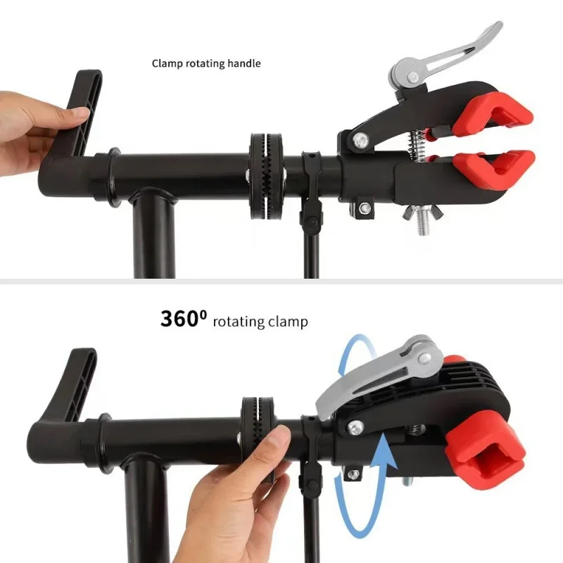 

Bicycle Mountain Maintenance Stand Display Rack Outdoor Folding Workbench Parking Rack Adjustable Riding Height