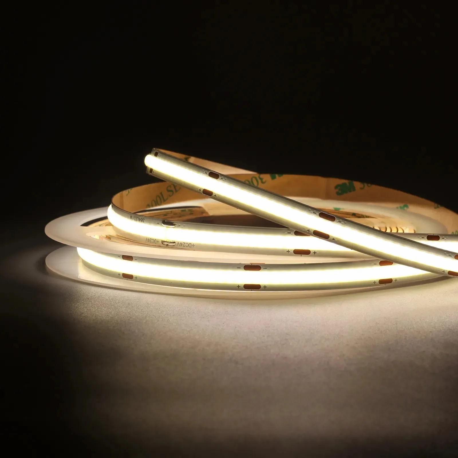 

5m/Lot 12V 24V High Density Linear Flexible COB 384 480 528 LED Strip for Bedroom,Home DIY Decor Light