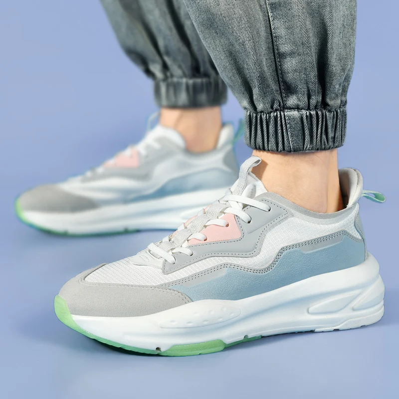 All-match Men Running Shoes Women Mesh Breathalbe Athletic Jogging Sports Shoes New Cushioning Ultralight Training Sneakers Men