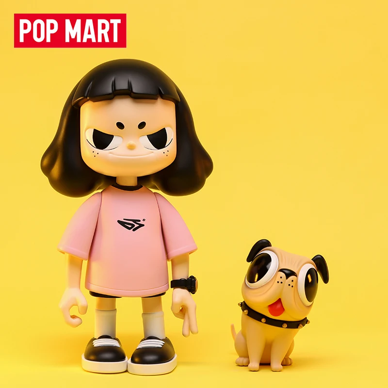 16CM POPMART VITA PEEKABOO figurka zwierząt Kawaii lalki ozdoby na biurko dekoracja wnętrz Model pudełko z niespodzianką dziewczyny prezent