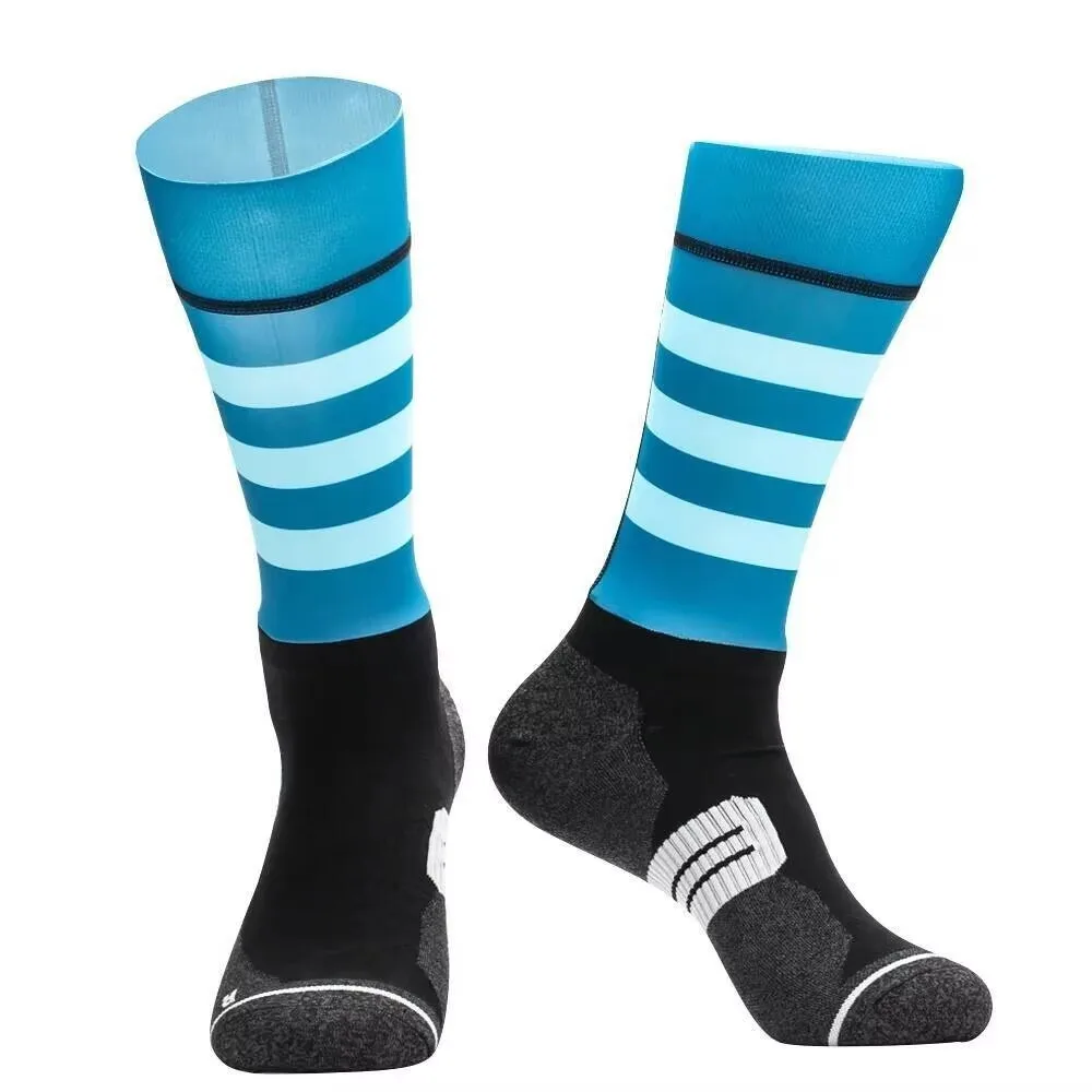 

Велосипедные носки унисекс, дышащие, влагоотводящие, быстросохнущие компрессионные носки для езды на велосипеде для шоссейных занятий спортом на горном велосипеде