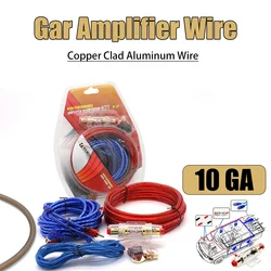 1200W Car Audio Wiring Kit 10GA Subwoofer Cable 60 AMP Fuse Holder Speakers Installation Wires Auto Vehicle Parts Modification