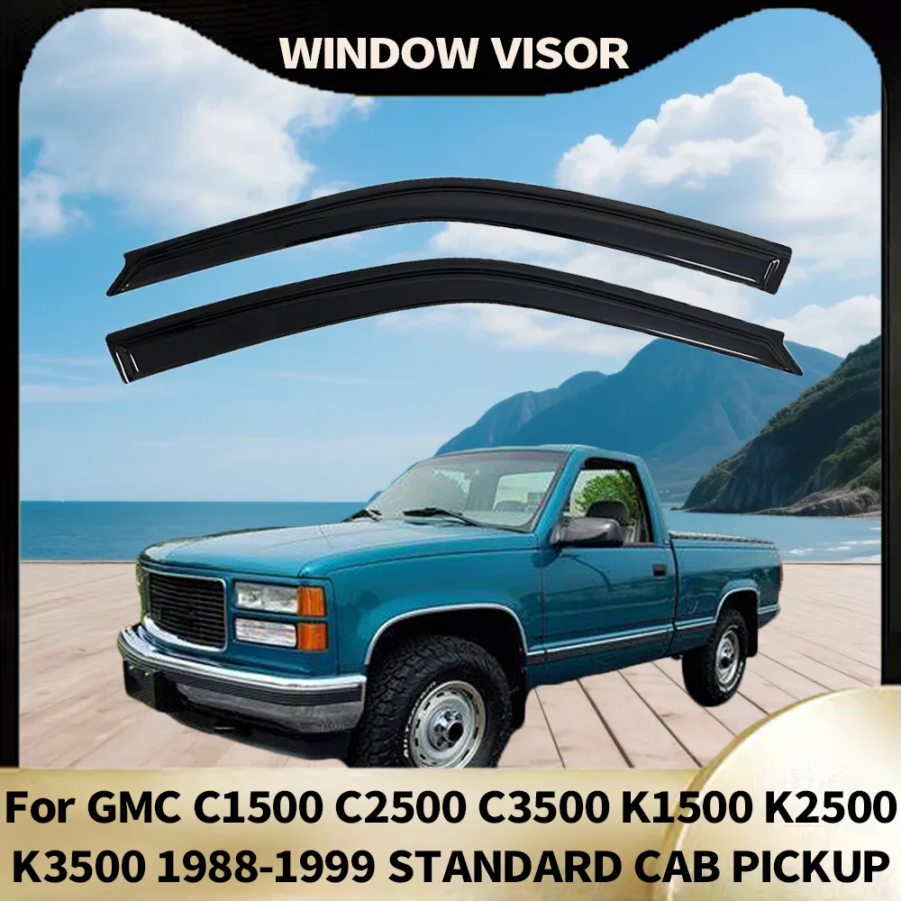 

Оконный козырек для GMC C1500 C2500 C3500 K1500 K2500 K3500 1988-1999 Ветровые дефлекторы Дождевики Дверной козырек Вентиляционные шторы Вентиляционный козырек