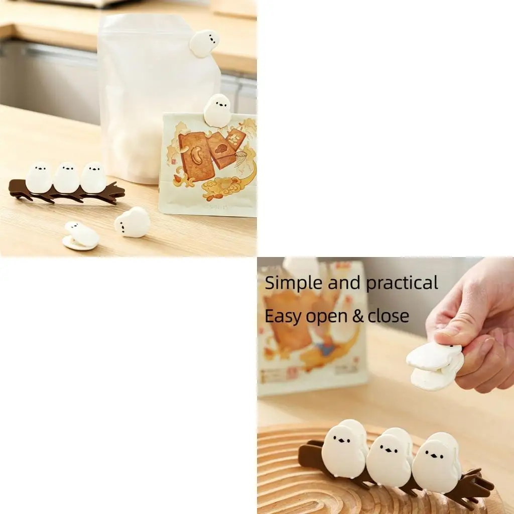 Efficient Bird Shaped Plastic Clips For Organizing Kitchen And Dorm Rooms
