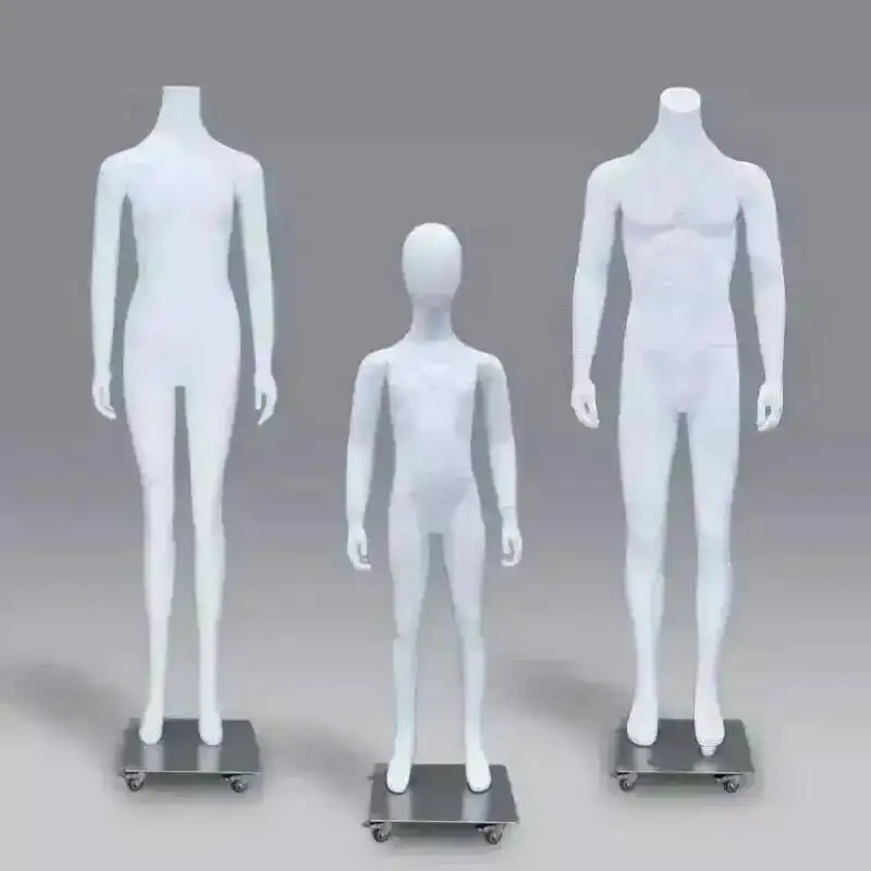 Clothing Display Mannequin Window Display 3D Store Full Body Mannequins Hollow Stand Children's Creative Female Full Body Model