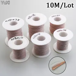 0.07x10 0.07x14 0.07x21 0.07x28 0.07x36 0.07x50 Strands Litz Wire Multi-strand Polyester Yarn Covered Wire Copper Wire