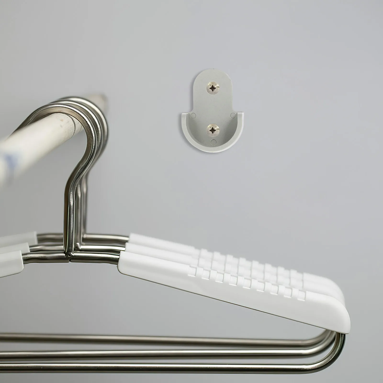 30Pcs Plastic Closet Rod Bracket Heavy-Duty Wardrobe Pole Support for Shower Curtain Towel Clothes Rods 25Mm Flange Socket