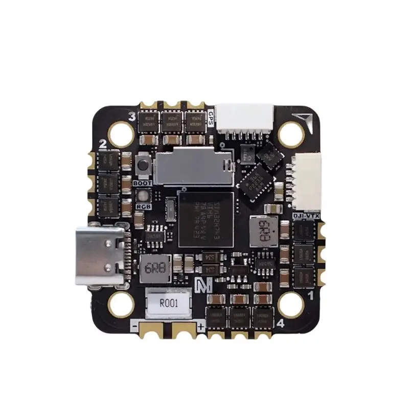 AS95-H743 AIO 35A AM32 32-Bit ESC Flight Controller, 3-6S Open-Source With Industrial Dual Imus For FPV Drones