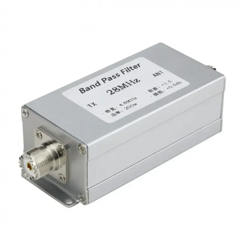 Shortwave 28mhz BPF High Isolation Narrowband Filter Radio， BPF-28-200w