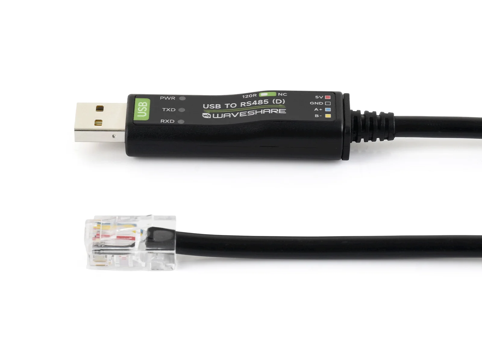 USB to RS485 (D) Industrial Grade Isolated Bidirectional Converter, RS485 Transceiver Circuit,Adopts RJ45 Port With T568B Pinout