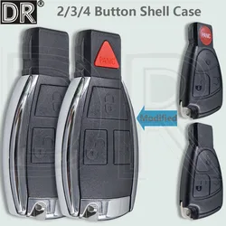 DR 2/3/4 Button Car Remote Key Fob Case Replacement Shell Case For Mercedes Benz W203 W204 W211 Class B C E ML S CLK CL SL SLK