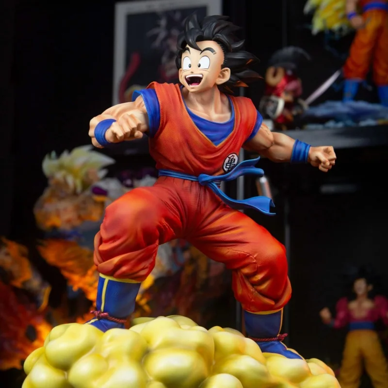

In Stock Vf Muscle Dance Cloud Riding Cloud Youth Goku Handmade Anime Model Ornament Trendy Play Festival Gift