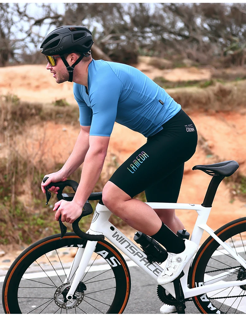 Lameda Sommer Radsport Träger hose Männer Outdoor Wear Bike Ride gepolsterte Reit strumpfhose Fahrrad Herren Fahrrad bekleidung schnell trocknend – Detail 17