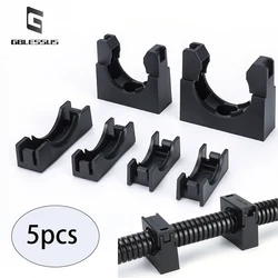 5pcs Wire Corrugated Hose Plastic Pipe Clamp Hoop Buckle Limit Pipe Clamp Mounting Bracket Auto Wire and Cable Holder Organizer