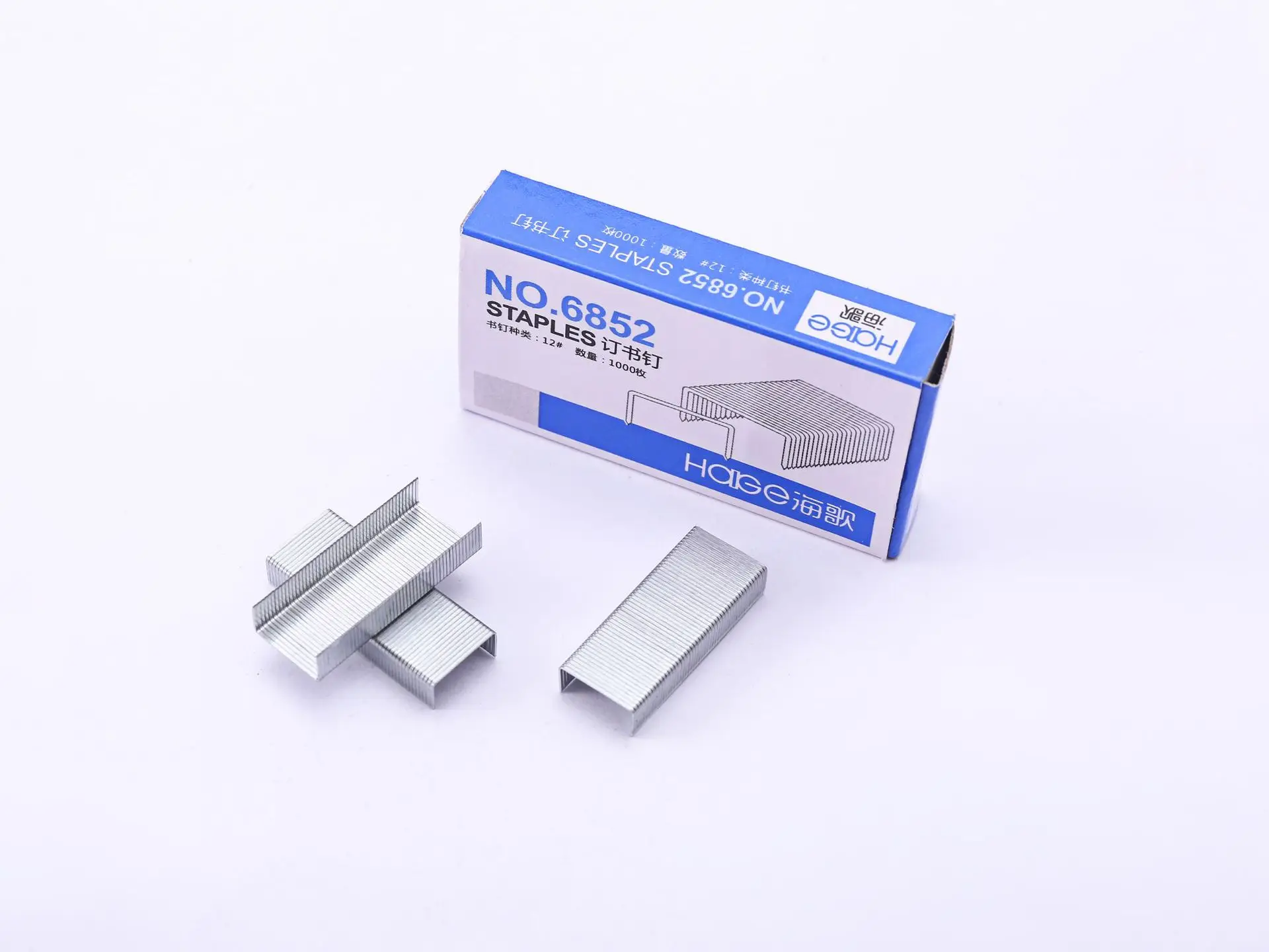 12# Standard Staples ,5box(1000 Per Box ) Silver Staple Width 12mm  High Quality New Staples , Perfect for Home Office Supplies