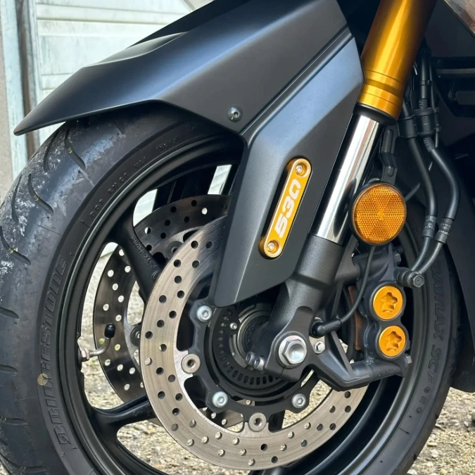 

Motorcycle Accessories For Yamaha TMAX 530 SX/DX T-MAX 530 2015 2016 2017 2018 2019 Front Axle Plate Decorative Frame Cover