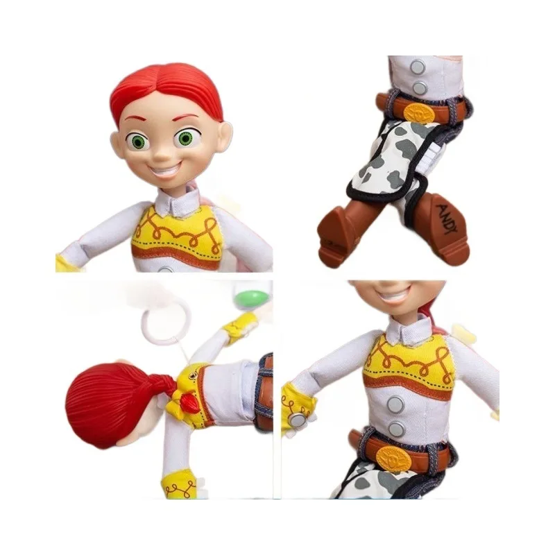 2025 قصة لعبة جديدة 4 تتحدث وودي جيسي عمل الشكل الغناء لينة لطيف أنيمي الشكل الديكور عيد ميلاد نموذج هدية لعبة في الأوراق المالية