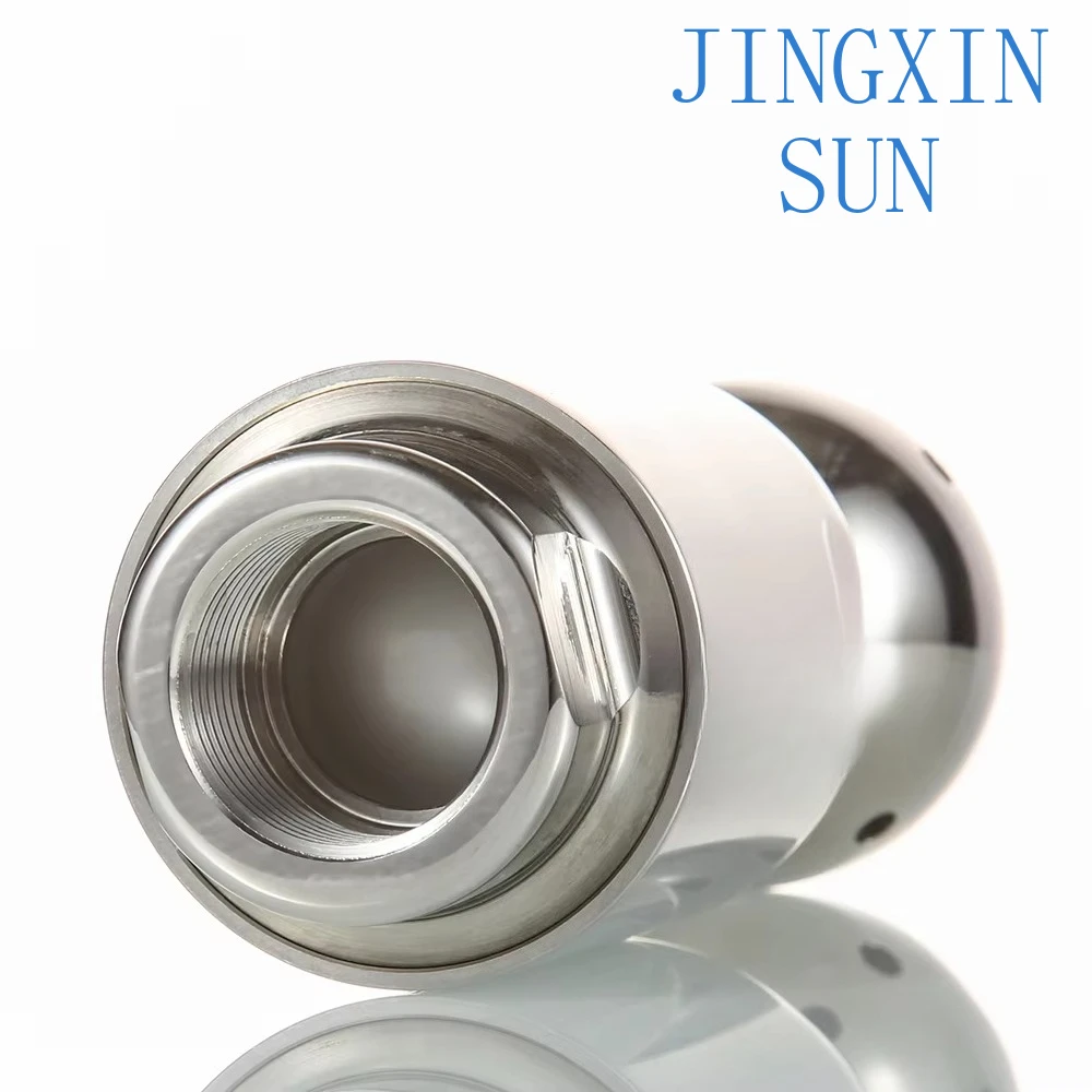 Factory direct sales stainless steel cleaning sanitary spray ball 360 degree rotating nozzle