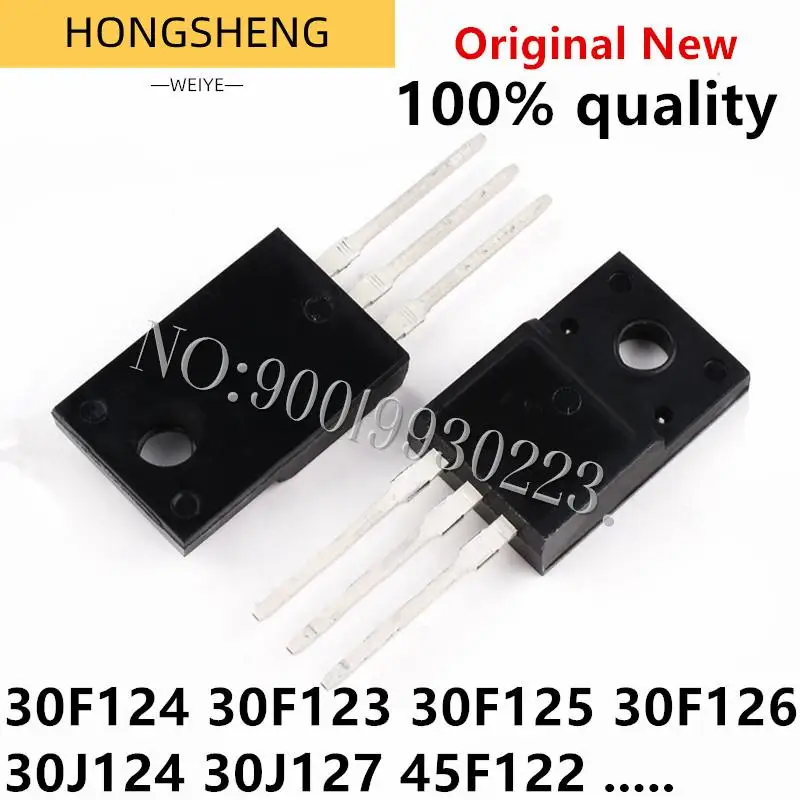 10pcs GT30F124 TO-220F 30F124 GT30F123 30F123 GT30F125 30F125 GT30F126 30F126 GT30J124 30J124 GT30J127 30J127 GT45F122 45F122 IC