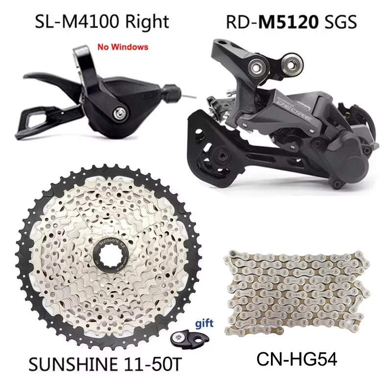 SL-M4100 RD-M5120 cs-M4100 MTB10sセット　シマノ S9b306555e57a4cb4a3cc6a168deba
