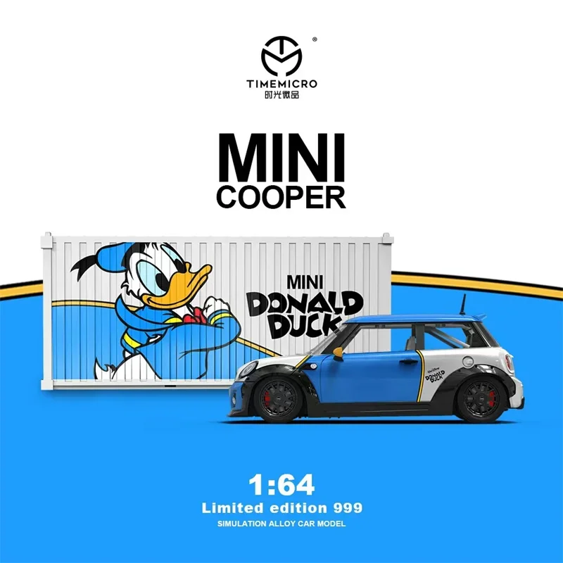 Time Micro 1:64 MINI COOPER Duck Limited999 Diecast Model Car