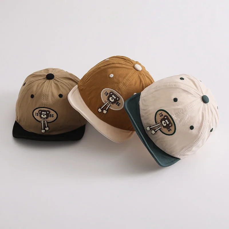 

Summer Patchwork Baby Baseball Cap Soft Brim Boy Girl Sun Hat Outdoor Beach Toddler Kids Peaked Hats