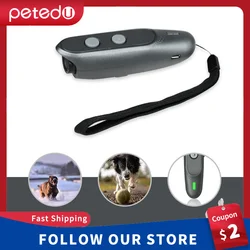 3 in 1 Anti Barking Stop Bark Dog Training LED Dispositivo di allenamento per il controllo del repellente per addestramento del cane antiabbaio ad ultrasuoni