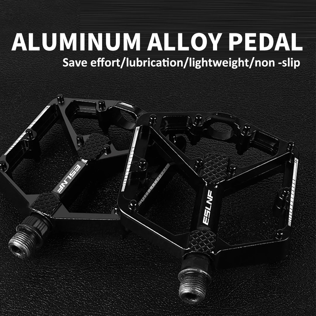 Bicycle Pedals Mountain Bike Bike Aluminum Alloy Pedals Non-Slip Quick Release Double DU Peeling Pedals