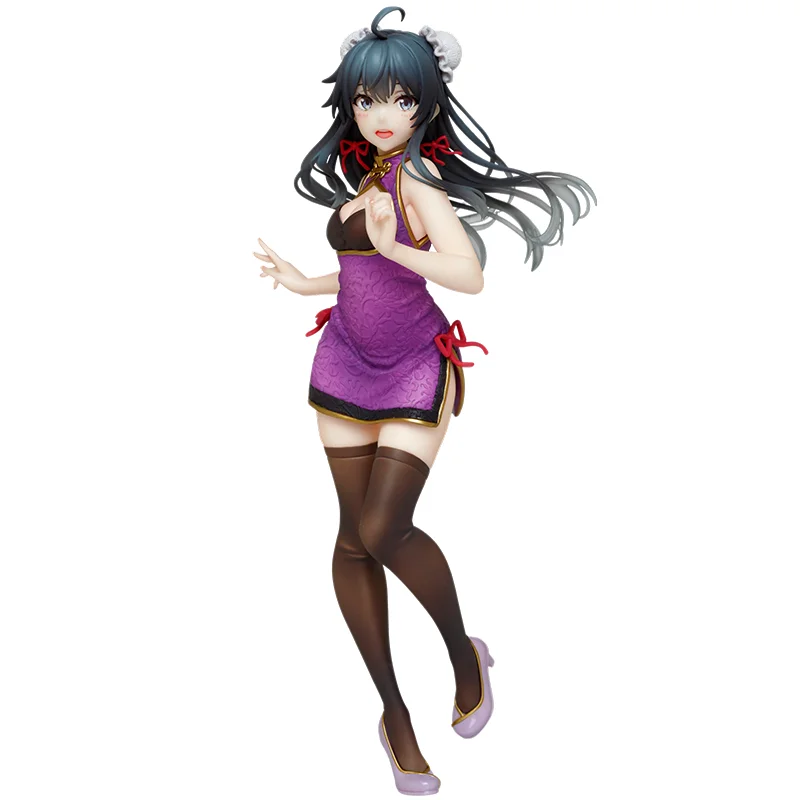 Em estoque original taito meu adolescente comédia romântica snafu yukinoshita yukino cheongsam anime figura presente de aniversário boneca ornamentos