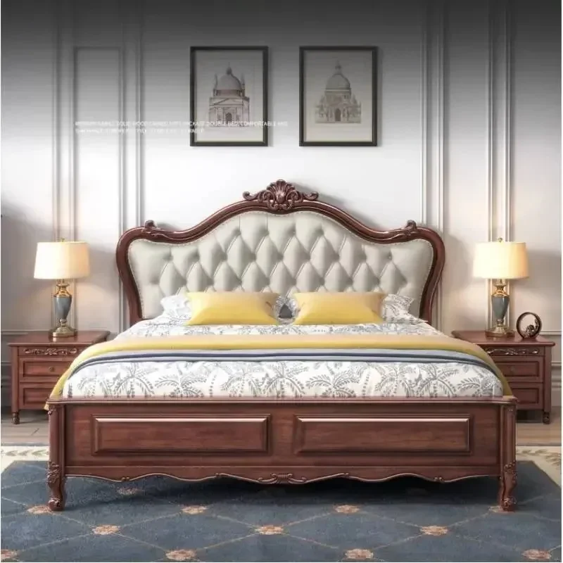 Sleeping Base Frame Bed Waterproof Modern Designer Wooden Luxury Twin Bed Frames Headboards Beauty Beliche Unique Furniture