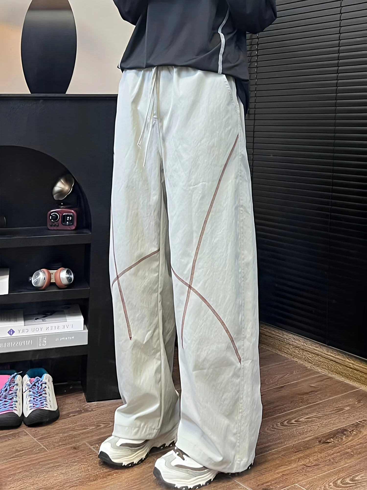 

Мужские спортивные брюки для активного отдыха с прямым кроем, на флисовой подкладке, для альпинизма, удобные, свободного кроя, повседневные