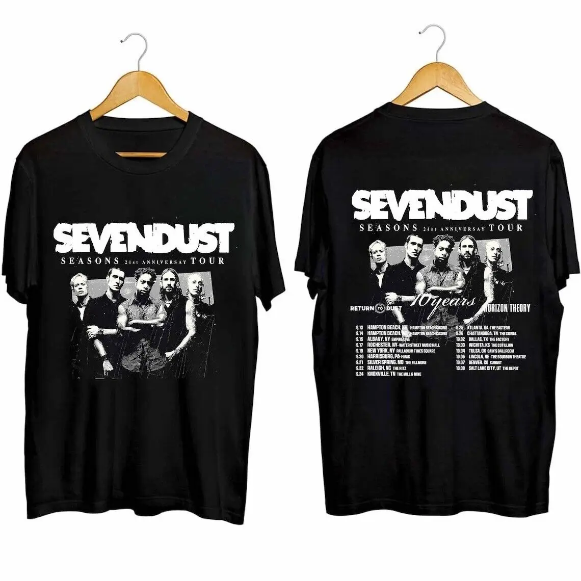 Sevendust - Season 21st Anniversary Tour 2024 Shirt