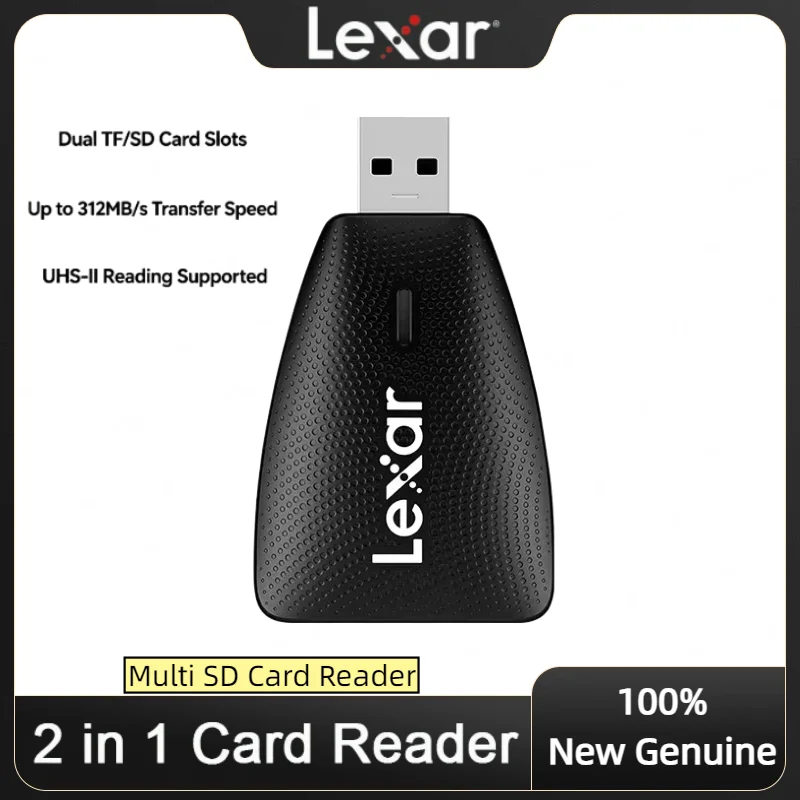 Lexar Card Reader USB3.1 USB3.2 Type-C to SD MicroSD TF Card for PC Laptop Smart microsd Memory Card reader SD Card Adapter