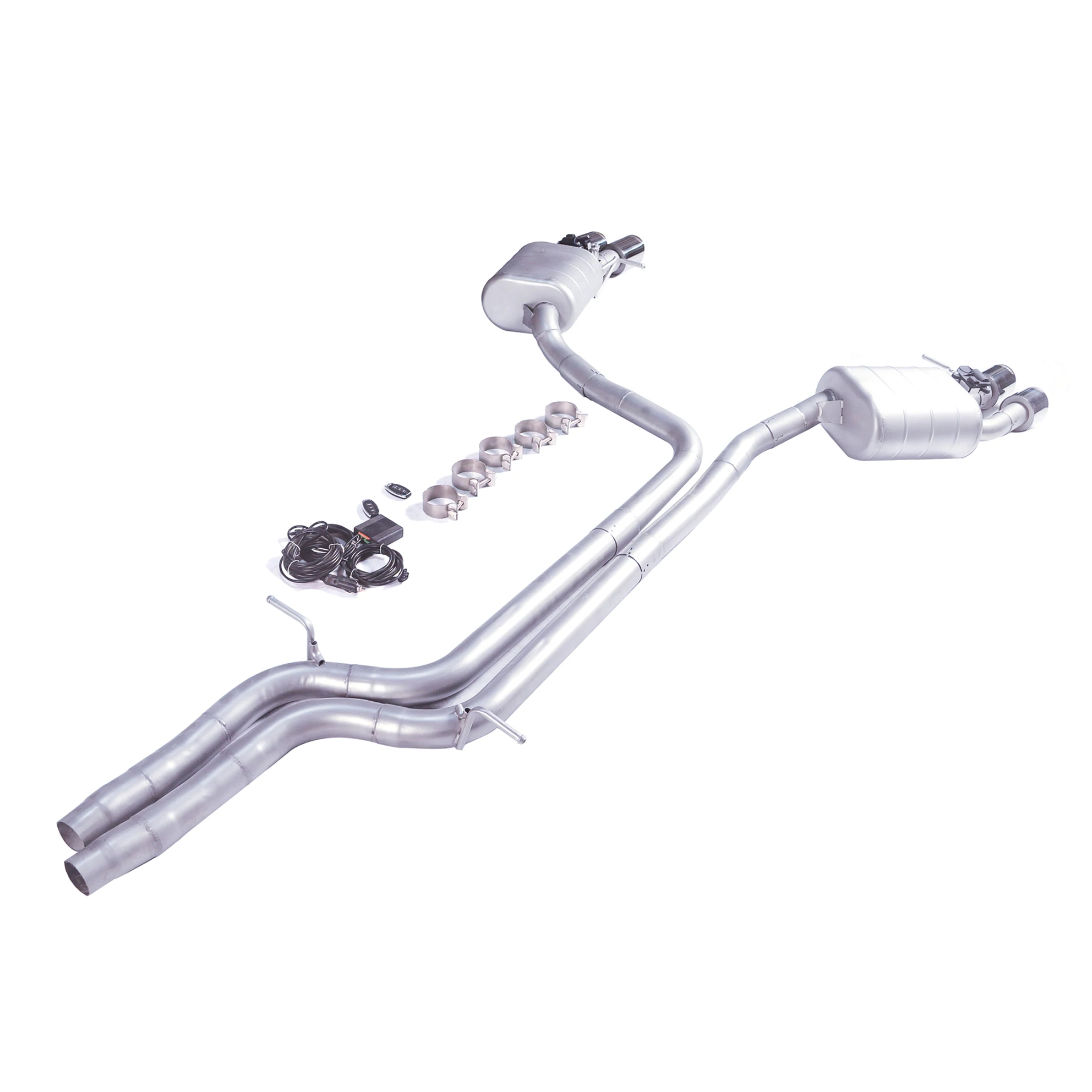 

GFC exhaust/Suitable for 2014+ Audi Q5 3.0T Catback stainless steel performance valve exhaust pipe with four tips