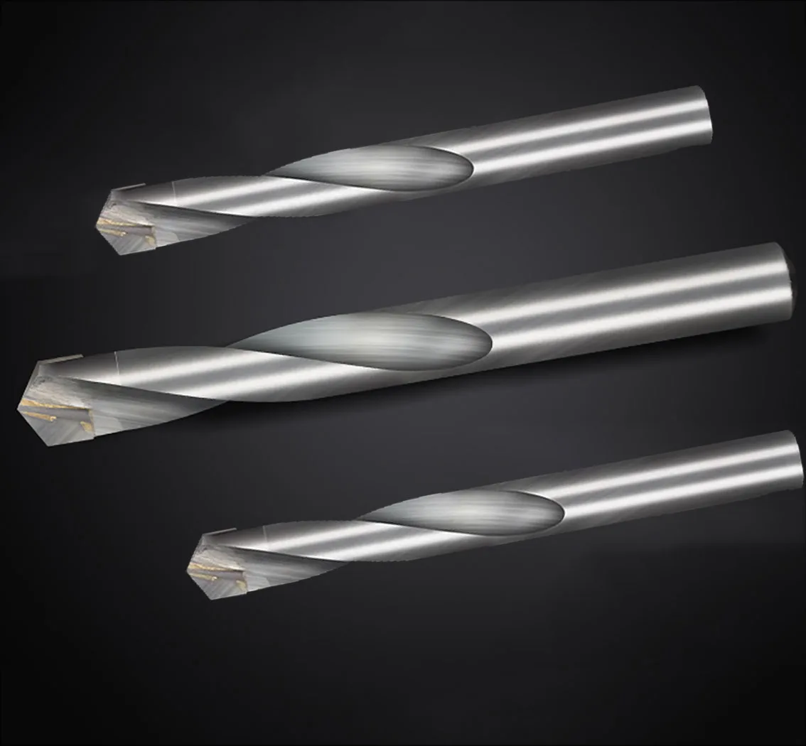 Forets hélicoïdaux en acier au tungstène, foret en carbure CNC, foret à métaux, outils de fraise en acier inoxydable, 3-16mm
