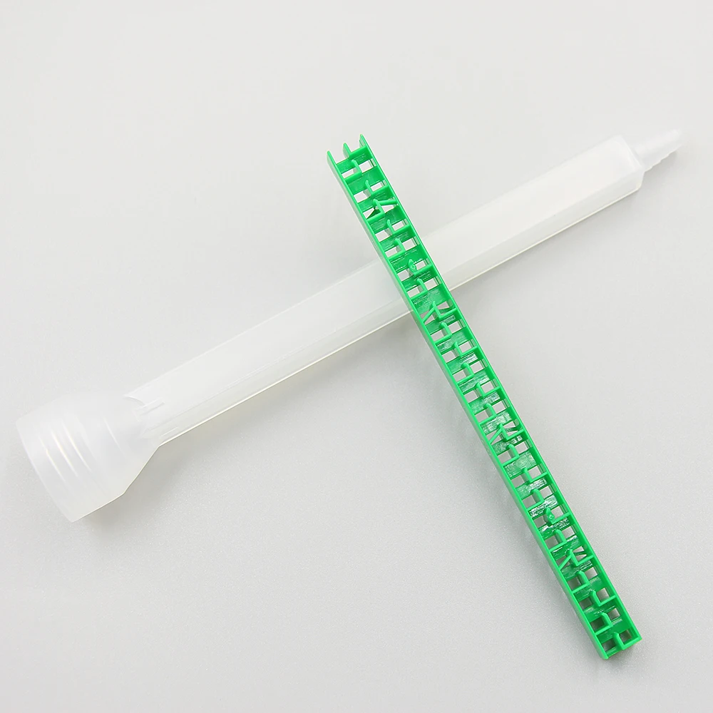 Imagem -03 - Bocal de Mistura Epóxi para Pistola de Cola ab Aplicador Manual Quadrado Estático Fmq0824 10 Pcs 20 Pcs 30 Pcs