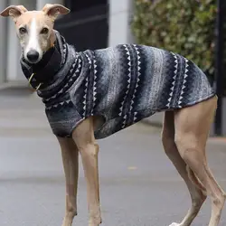 Winter Fleece Turtleneck Whippet Vest Italian Greyhound Bohemia Style Clothes Dog Coat Soft Stretch Bedlington Clothes