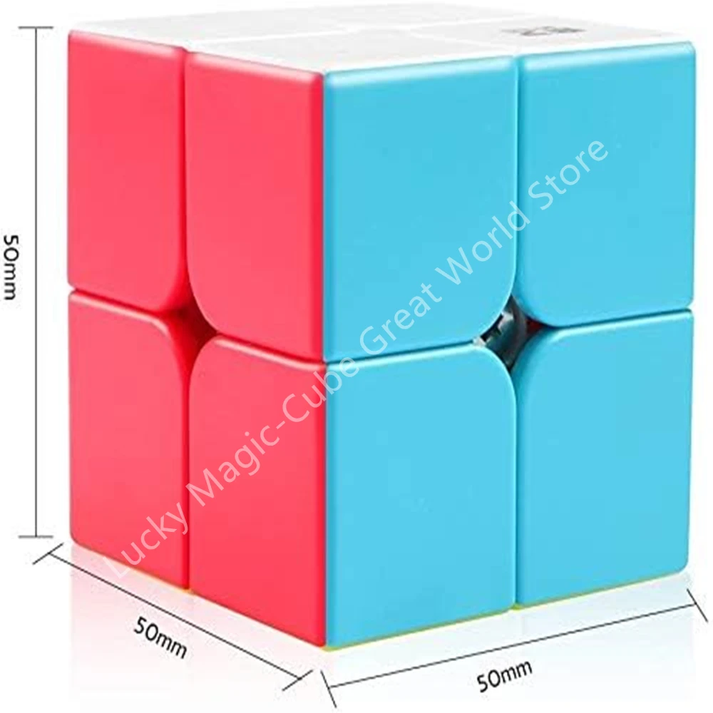 Qiyi 2x2 Professtional Fast Smooth Turning Magic Speed cube Stickerless Magic Cube Speed Puzzle Cubes Toys Gift