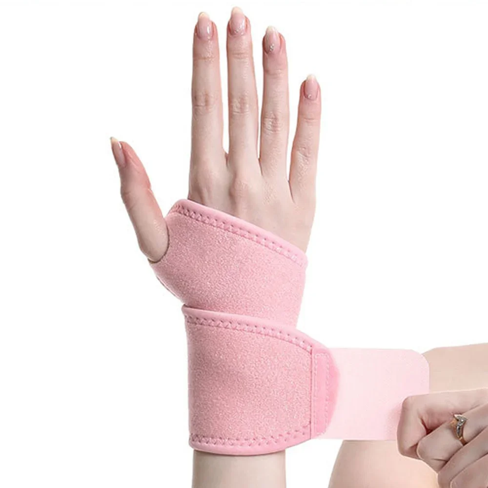 

1Pc Elastic Wristband Anti-Sprain Wrist Brace Compression Tendon Sheath Wrist Joint Fixation Brace Support Gloves Palm Protector