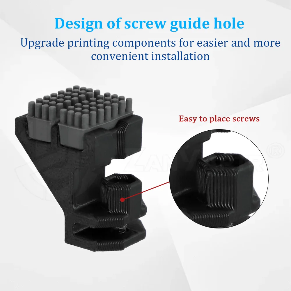 لامبو مختبر P1/X1 سلسلة ABS فوهة فرشاة مسح أجزاء جعل رأس الطباعة الأنظف للطابعة ثلاثية الأبعاد P1 P1S P1P X1 X1C