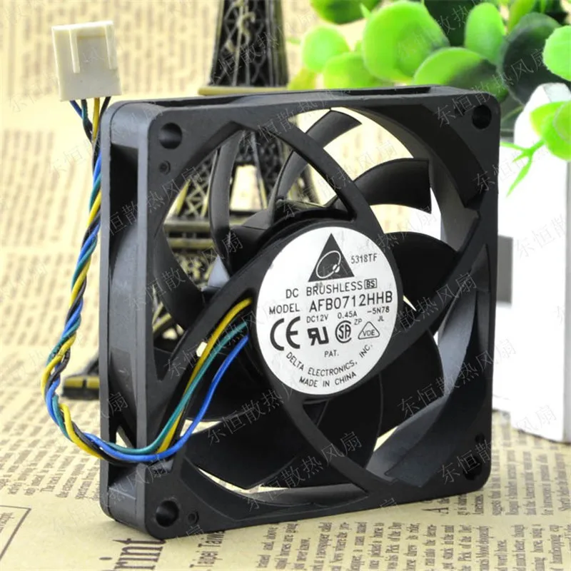 

Original AFB0712HB 12V 0.45A 7CM 70 * 70 * 15mM AMD CPU heat sink 4-pin PWMCooling fan