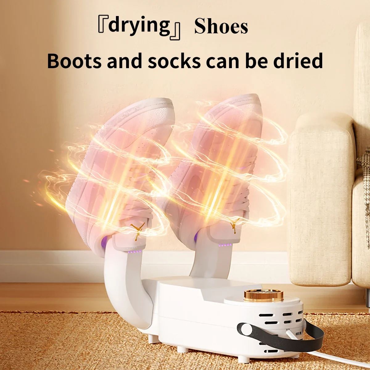 Intelligent Timer Shoe Dryer Boot Warmer 22OV EU UV Telescopic Adjustable Dryer Quick Drying Deodorizing Sterilizing Shoe Dryer